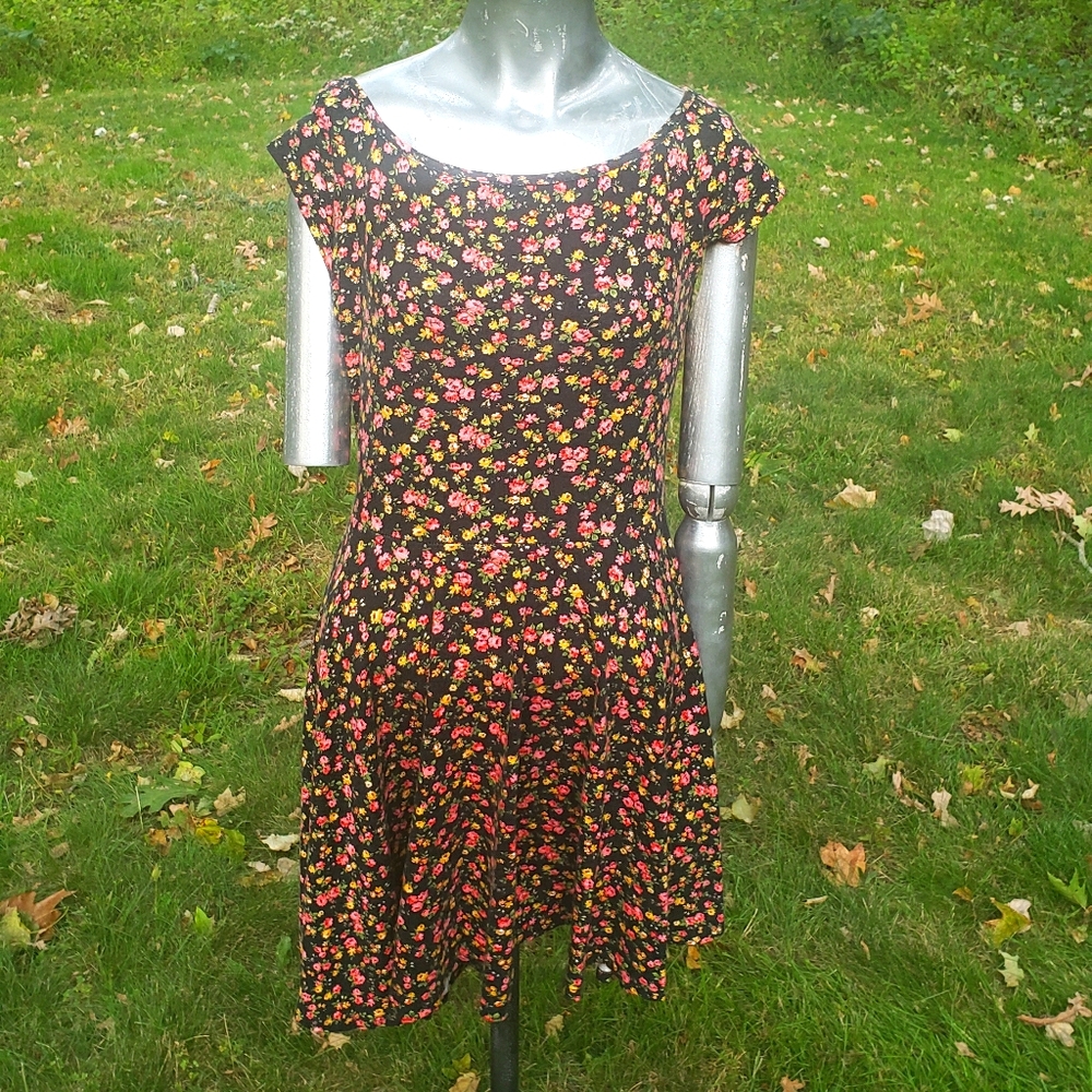 Joyce Leslie fit and flare ditzy floral sundress